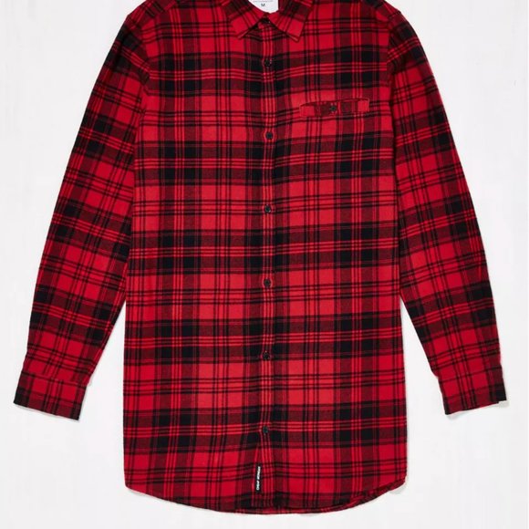 Men's [Cheap Monday] Hid Check Button-Down Shirt - Picture 4 of 10
